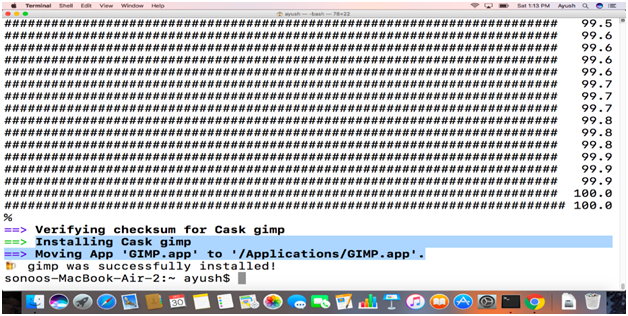 如何在 MacOS 上安装 GIMP