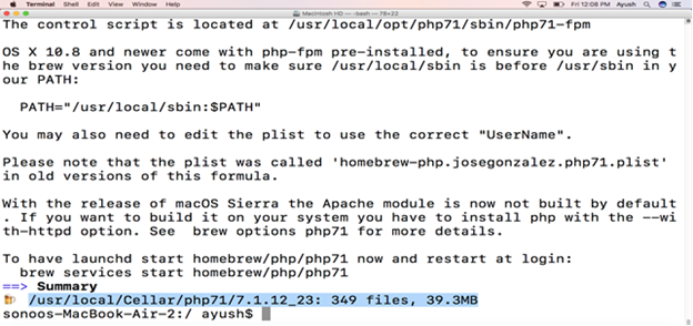 How to Install Php in Macos1