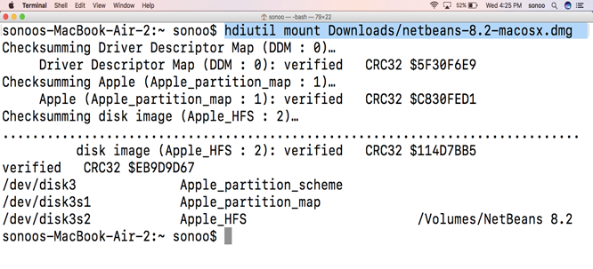 Macos NetBeans 1