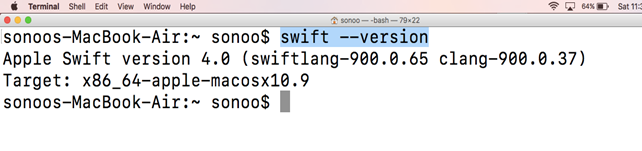 Macos Swift 3