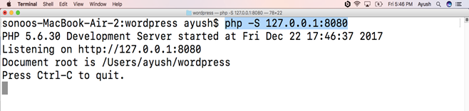 Macos WordPress 3