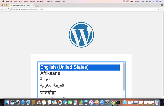 Macos WordPress 4
