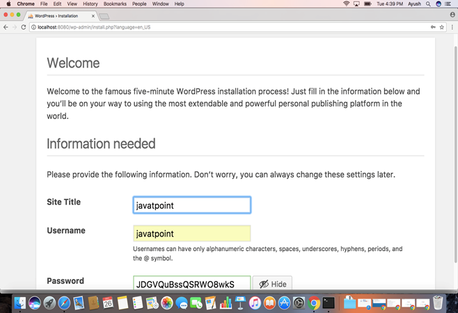 Macos WordPress 8