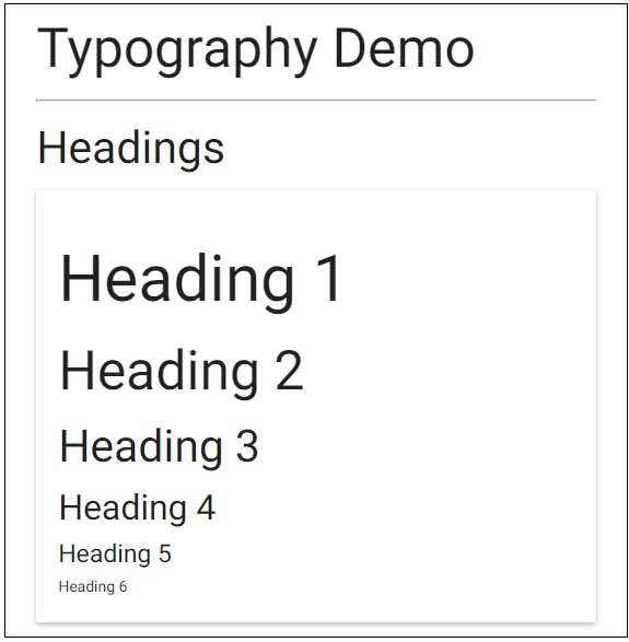 Typography Demo