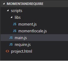 MomentJS 和 RequireJS