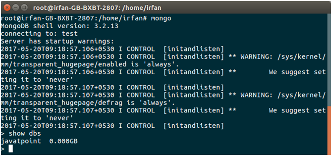 MongoDB Java mongodb连接7