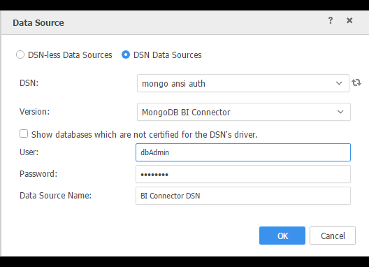 MongoDB BI连接器