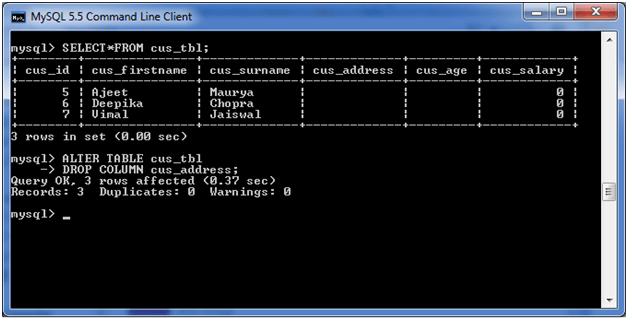 mysql alter table 7