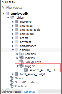 MySQL AFTER DELETE Trigger