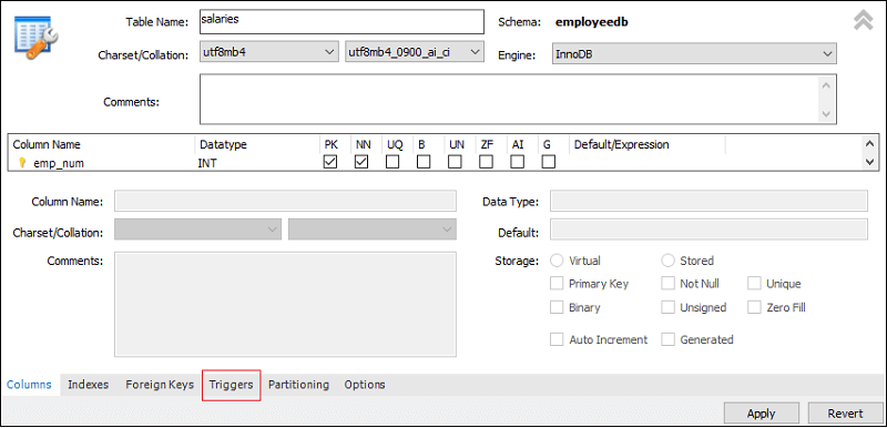MySQL删除前触发器