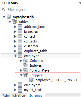 MySQL在插入触发器之前