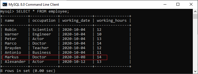 MySQL在插入触发器之前