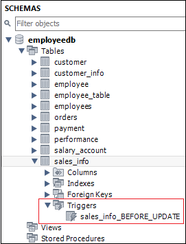 MySQL在更新之前触发