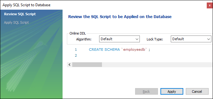 MySQL Create Database