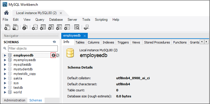 MySQL创建数据库