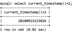 MySQL CURRENT_TIMESTAMP()函数