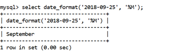 MySQL DATE_FORMAT()函数