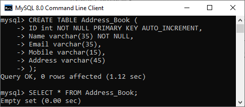 MySQL Import CSV File