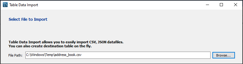 数据库/表中的MySQL导入CSV文件