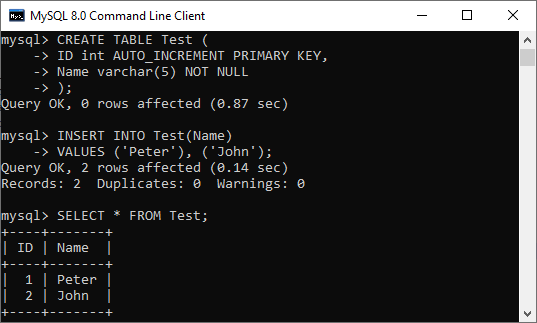 MySQL INSERT IGNORE