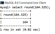 MySQL Math ROUND()函数