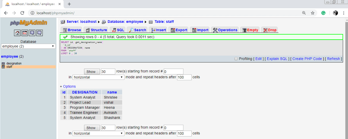 MySQL Functions