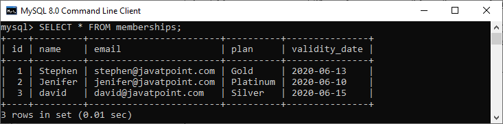 MySQL REPAIR TABLE