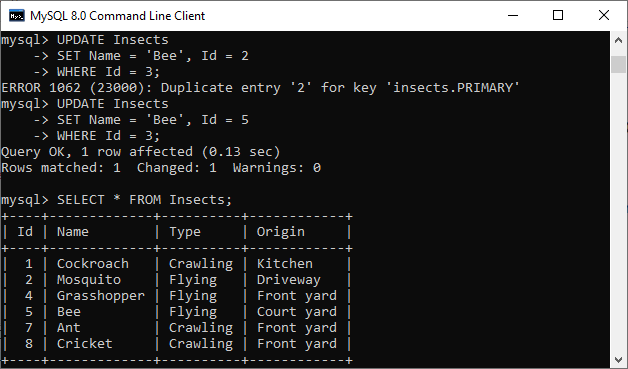 MySQL SEQUENCE