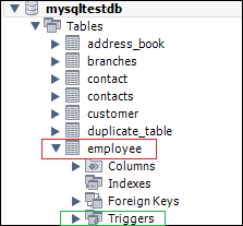 MySQL Show/List Triggers