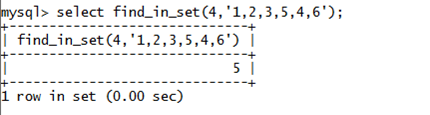 MySQL字符串FIND_IN_SET()函数