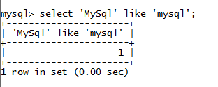 MySQL String like()函数
