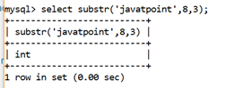 MySQL字符串SUBSTR()函数