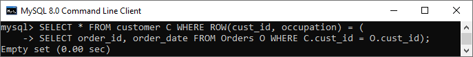 MySQL Subquery