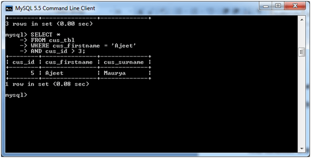 MySQL AND Condition 2