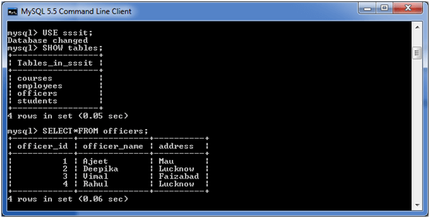 mysql first()