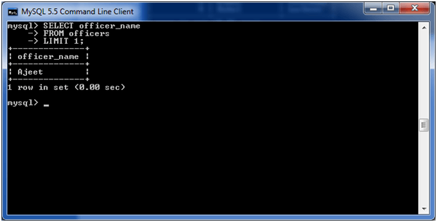 mysql first()2