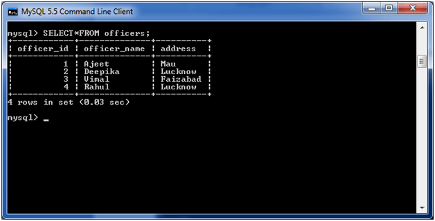 MySQL IS NULL条件1