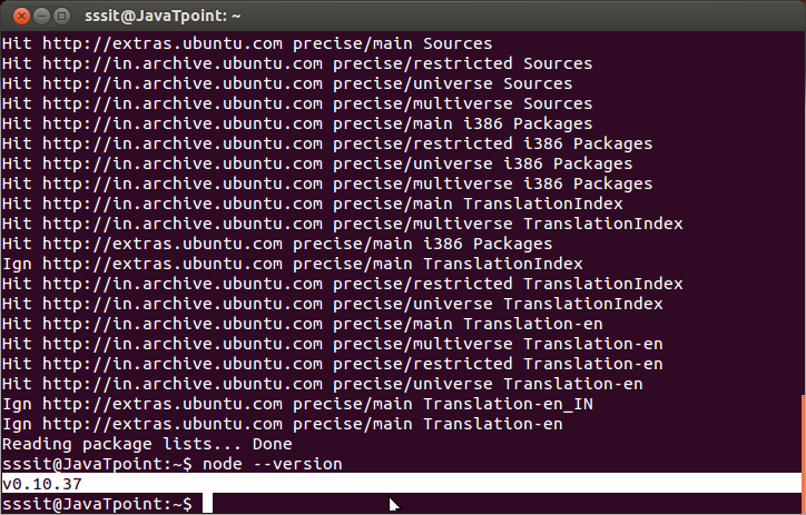 安装来检查Node的版本。 linux/ubuntu/centos 7上的Node.js