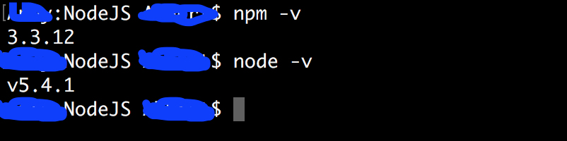 在Mac上安装Node.js 1