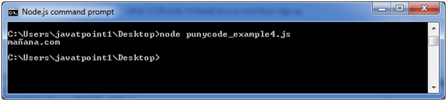 Node.js punycode示例4