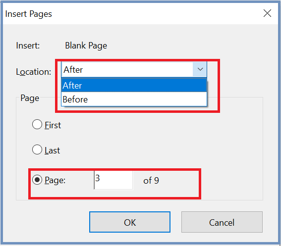 Add Pages in PDF