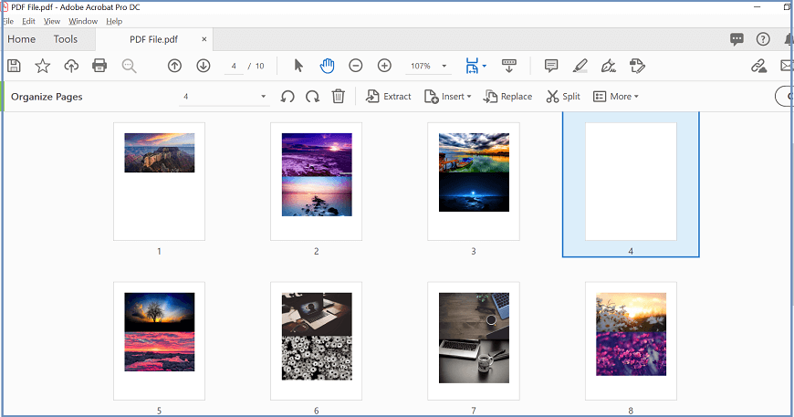 Add Pages in PDF