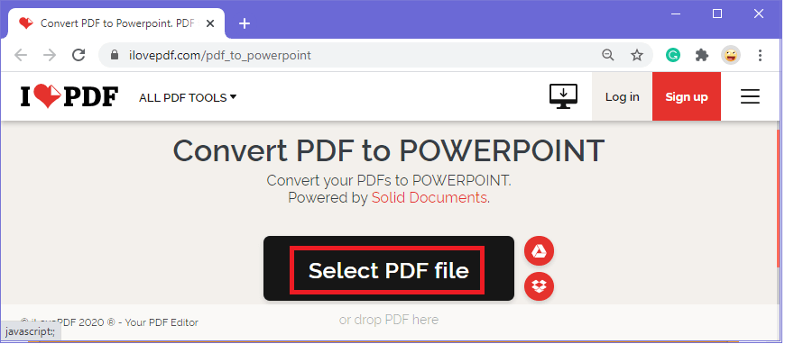 将 PDF 转换为 Powerpoint