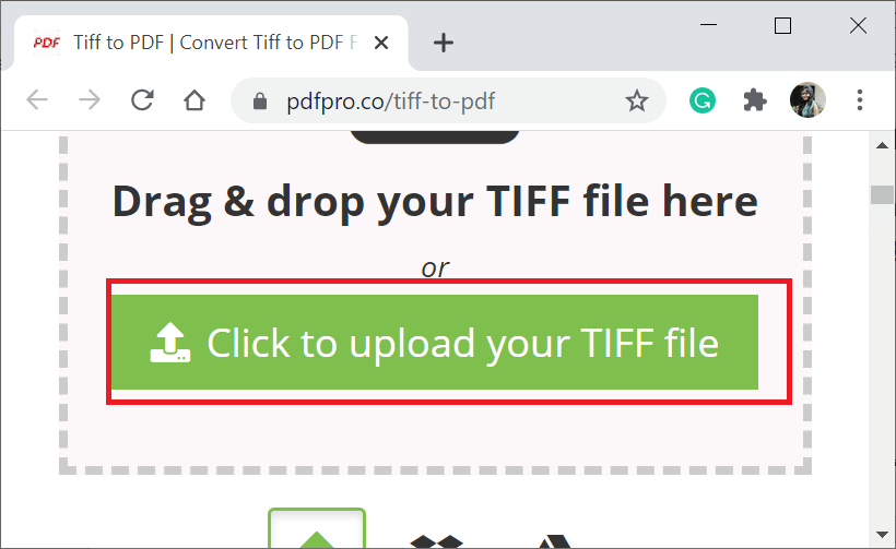 将 TIFF 转换为 PDF