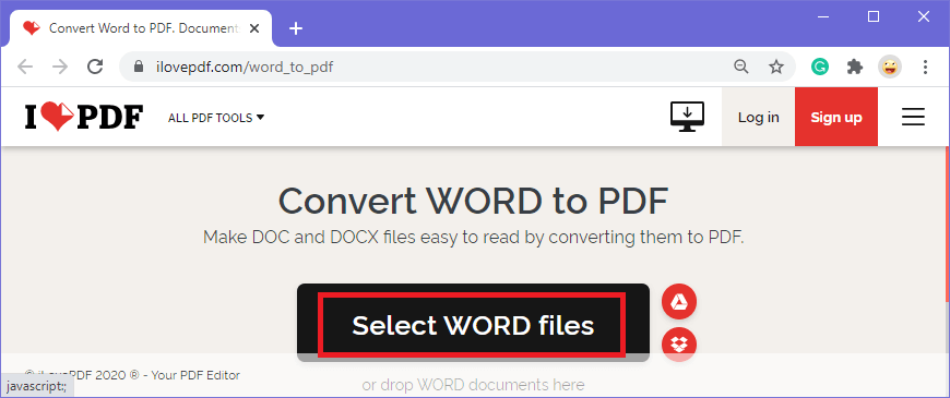 将 Word 转换为 PDF