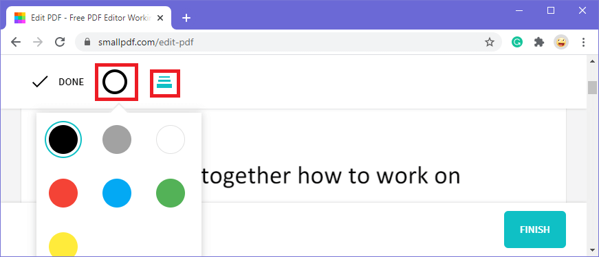 在 PDF 上绘图