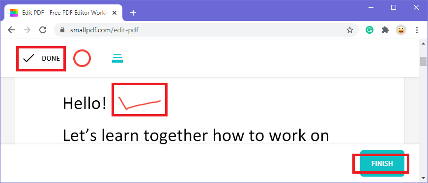 在 PDF 上绘图
