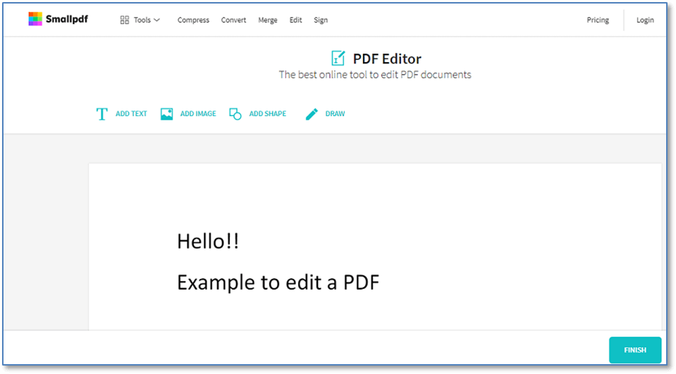 Edit a PDF