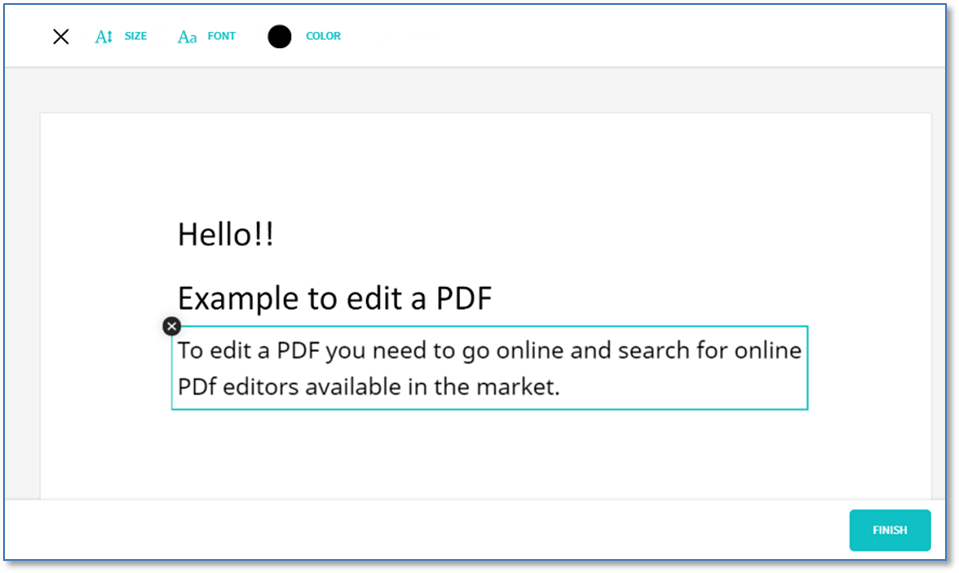 Edit a PDF