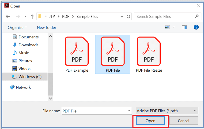 单独的PDF页面